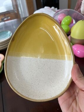 Easter Egg Plate Yellow